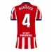 Maillot de foot Atletico Madrid Rodrigo Mendoza #4 Domicile vêtements Femmes 2026-27 Manches Courtes
